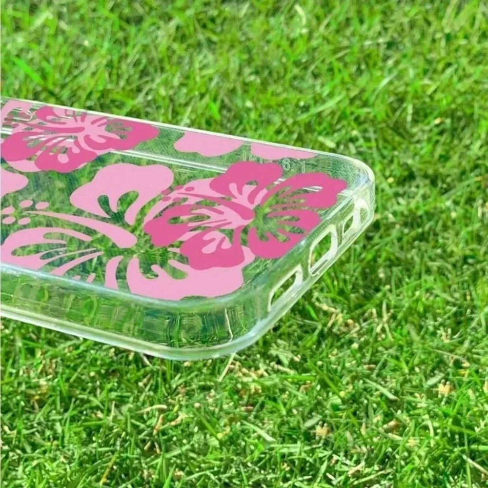 ⚠️Clearance iPhone 14/Pro/Pro Max Pink Floral Phone Case - Picture 3 of 3